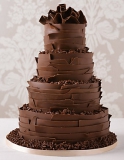Marks and Spencer - Milk Chocolate Ribbons Wedding Cake