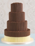 Marks and Spencer - Milk Chocolate Curls Wedding Cake