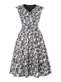 House of Fraser - Ariella Suzie Floral V Neck Dress