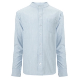 John Lewis - John Lewis Heirloom Boys Nehru Collar Shirt