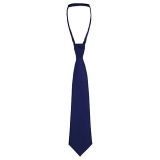 John Lewis - John Lewis Boy Herringbone Slip-On Tie, Navy