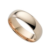 Ernest Jones - 9ct gold super heavy 6mm court ring