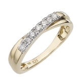 Ernest Jones - 18ct Yellow Gold Quarter Carat Diamond Ring