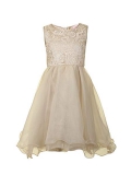 House of Fraser - Little Misdress Girl`S 2-In-1 Lace Dress