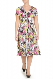 Bonmarche - Jersey Double V Neck Dress