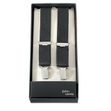 John Lewis - John Lewis Narrow Suit Braces - Black or White