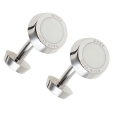 John Lewis - BOSS Simony Rounded Cufflinks