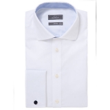 John Lewis - John Lewis Luxury Royal Oxford Shirt with Cufflink