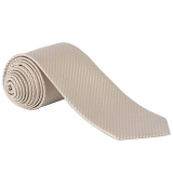 John Lewis - John Lewis Semi Plain Wedding Tie, Champagne