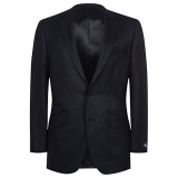 John Lewis - John Lewis - Aquascutum Herringbone Twill Wool Wedding Suit Jacket, Navy