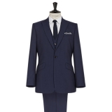 John Lewis - John Lewis - Reiss Garda Peak Lapel 3-Piece Wedding Suit, Dark Navy