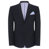 John Lewis - John Lewis Italian Fleck Linen Wedding Blazer, Indigo