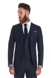 Moss Bros - Moss Bross Slim Fit Blue Speckled Wedding Suit