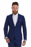 Moss Bros - Moss Bros. Electric Blue Wedding Suit