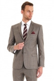 Moss Bros - Moss Bros - Ted Baker Tailored Fit Brown Rusty Check Wedding Suit