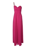 Jane Norman - Jane Norman One Shoulder Embellished Maxi Dress