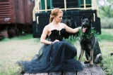Etsy - Etsy - The Black Ruffled Tulle Wedding Dress in Black Lace by darkponydesigns