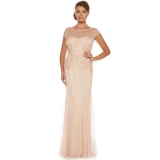 Debenhams - Debenhams No. 1 Jenny Packham Rose bead-embellished maxi dress