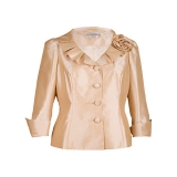 John Lewis - John Lewis Chesca Pleated Collar Taffeta Jacket