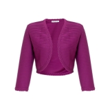 John Lewis - John Lewis Gina Bacconi Pintuck Jersey Bolero