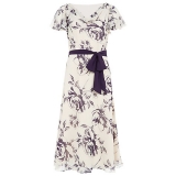 John Lewis - John Lewis Jacques Vert Linear Rose Dress