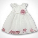 Debenhams - Baby's rose petal hem dress