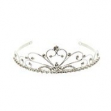 Debenhams - Girl's silver diamante tiara