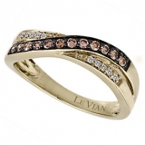 Ernest Jones - Le Vian Gold Quarter Carat Chocolate Diamond Ring