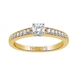 Ernest Jones - Leo Diamond 18ct gold one third ct I-I1 diamond solitaire ring