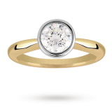 Goldsmiths - Canadian Ice brilliant cut 1.00 carat solitaire diamond ring