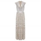 John Lewis - Somerset by Alice Temperley Cap Sleeve Sequin Dress, Silver