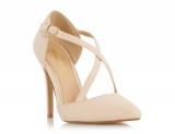 Debenhams Head Over Heels by Dune Natural court shoe