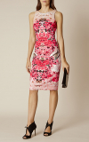 Karen Millen - ORCHID PRINT PENCIL DRESS