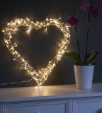 Not On The High Street .com - Fairy Light Heart Wreath