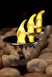 Not On The High Street .com - Six Silver LED Tea Lights