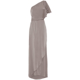 John Lewis - Ghost Zoe One Shoulder Dress , Silver