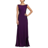 John Lewis - Ghost Chelsea Chiffon Tie Long Dress , Crown Jewel