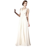 Not On The High Street .com - Ivory Cowl Neck Dress by ELLIOT CLAIRE LONDON