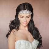 Not On The High Street .com - Darcy Crystal Flower Hair Band by BRITTEN