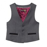 Debenhams - Ted Baker - Boy's grey 'Baker Best' waistcoat