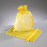 Amazon - 50 Yellow Wedding Favor Organza Bags