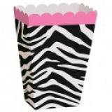 Party Pieces - Zebra Passion Paper Party Treat Box