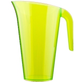 Party Pieces - Green Coloured Plastic Party Jug