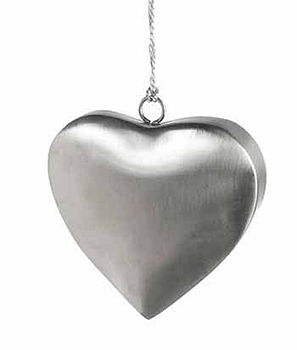 Satin Steel Hnaging Heart Decoration